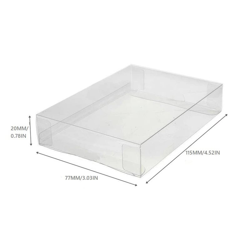 WICAREYO 10Pcs Clear Case Sleeve Protector Compatible for N64 Games Cartridge - Image 5